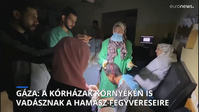 A gázai kórházak környékén is vadásznak a Hamász fegyvereseire az izraeli katonák