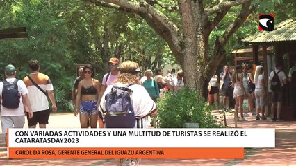 Con variadas actividades y una multitud de turistas se realizó el Cataratasday2023
