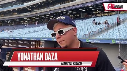 LVBP: Yonathan Daza habla sobre la competencia que tendrá en los jardines del Caracas