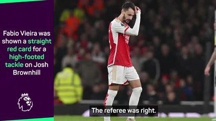 'VAR was right to send Vieira off' - Arteta