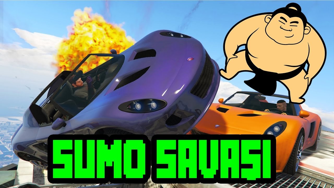 Gta 5 Sumo Savaşları [ Çarpışan Arabalar ] /w Youtubers