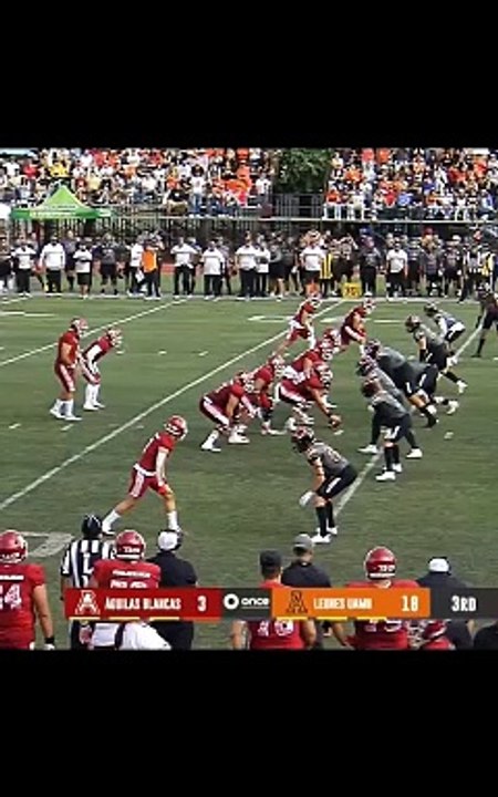 Tiktok_47Escapada de Patiño para TD, en excelente partido contra Leones, onefa #onefa #touchdown #highlights #football