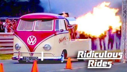 The Jet-Powered VW Camper Van | Ridiculous Rides