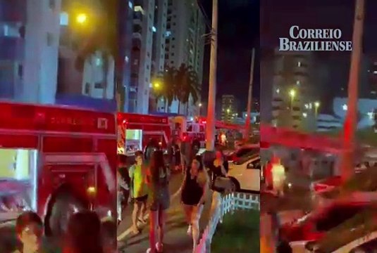 Incêndio atinge apartamento em Águas Claras e assusta moradores