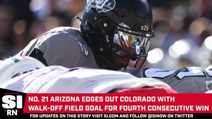 No. 23 Arizona Defeats Colorado in Final Seconds With Walk-Off Field Goal