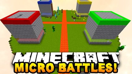 Minecraft Micro Battle - Lavlar İçinde Savaş /w Anka Leydi