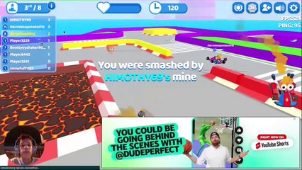 Playing Smash Karts with my brother