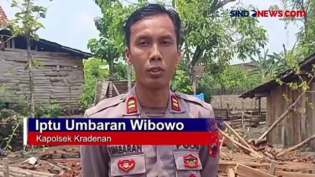 Angin Puting Beliung Terjang Blora, 2 Rumah Roboh Total