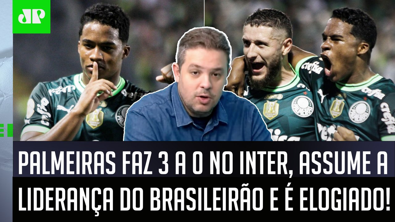 Palmeiras joga como um verdadeiro líder e está acima de todos no  Brasileirão - Folha do ES