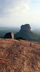 From the Pidurangala cliff there is a magnificent view of the most famous rock of Sri Lanka - Sigiriya.