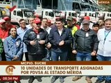 Gobierno Nacional entrega 10 cisternas de combustible asignadas al estado Mérida