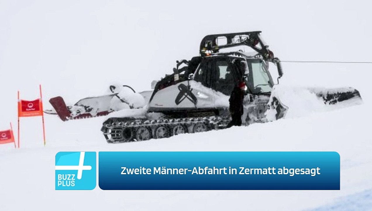 Zweite Männer-Abfahrt in Zermatt abgesagt