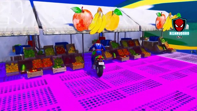 GTAV Stunt Superheroes Extreme Car Racing Challenge by SPIDERMAN randomly #9