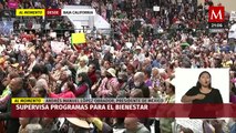 Andrés Manuel López Obrador supervisa programas del Bienestar desde Ensenada, Baja California