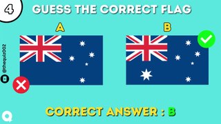 Guess The Correct Country Flag | Flag Quiz