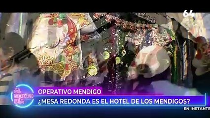 Mendigos se refugian en las frías calles del Mercado Central