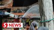 Nine food stalls destroyed in Teluk Kemang fire