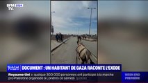 Un habitant de Gaza témoigne et filme son exode vers le sud