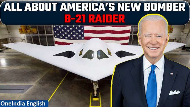 US Air Force's New B-21 Raider Flying Wing Bomber Takes First Flight | Oneindia News