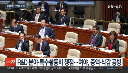 여야, 예산 심사 신경전…"건전성 강화" "기만 예산"