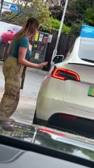 How did she even know it was out of gas?