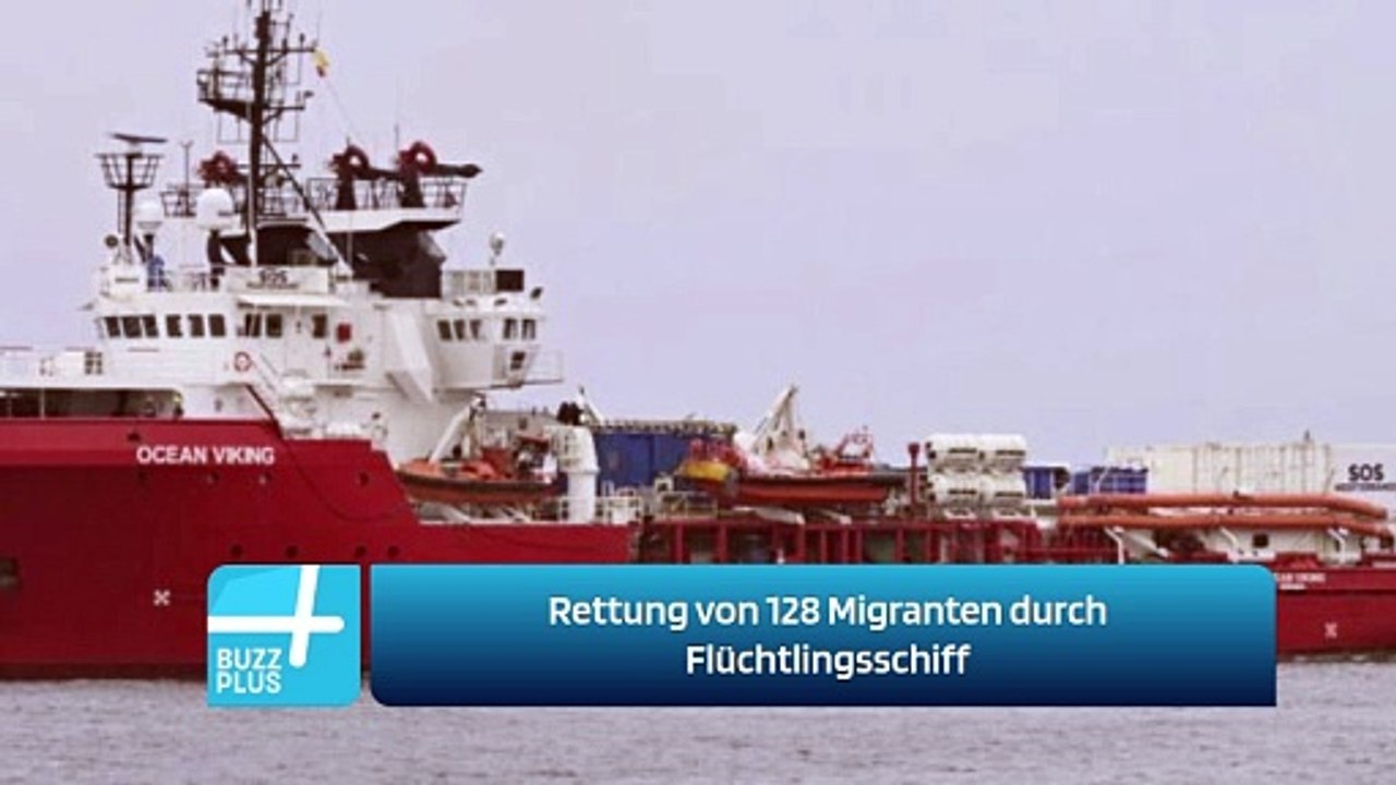 Rettung von 128 Migranten durch Flüchtlingsschiff