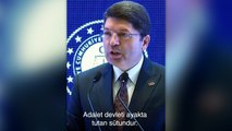Adalet Bakanı Tunç: Adalet devleti ayakta tutan sütundur