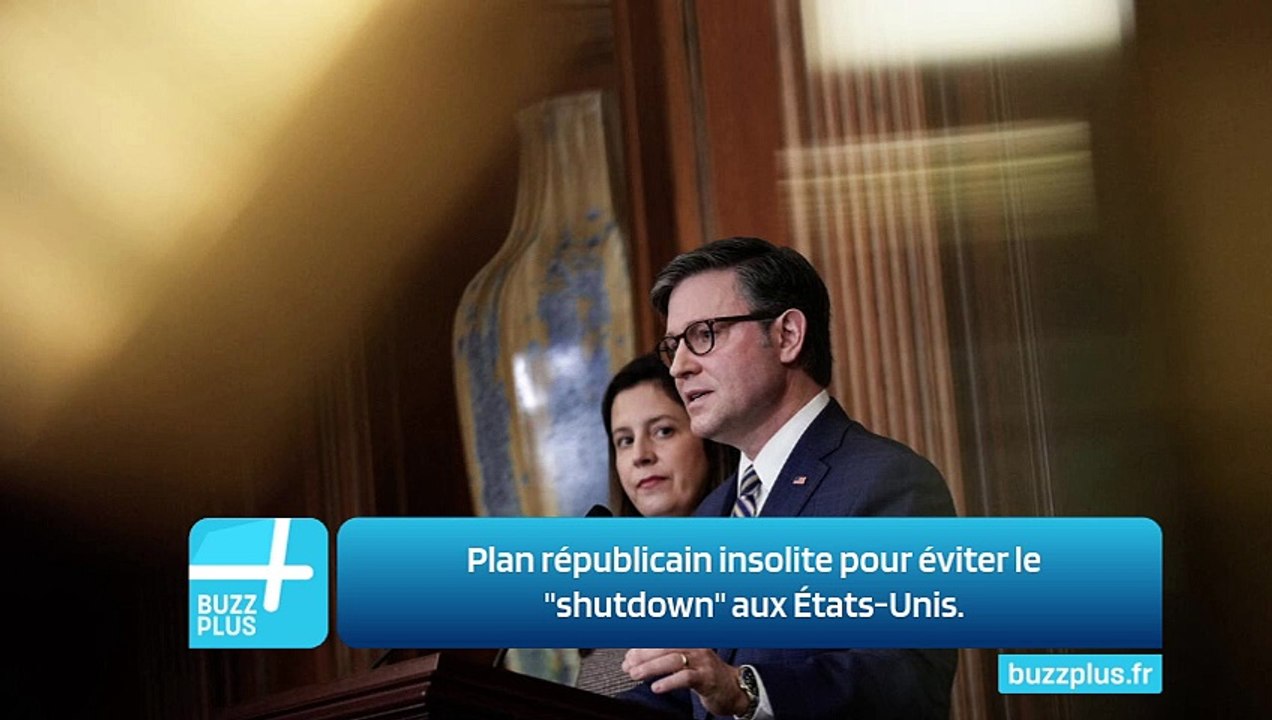 Plan républicain insolite pour éviter le "shutdown" aux États-Unis.