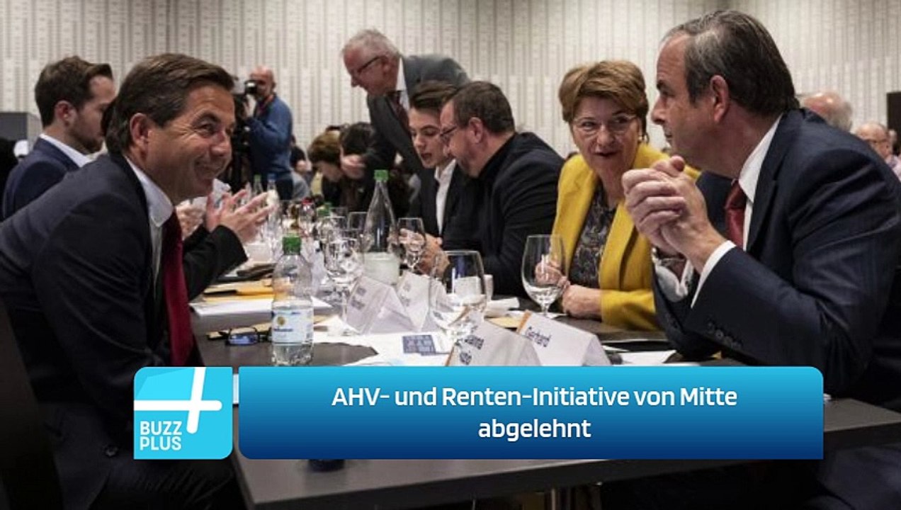 AHV- und Renten-Initiative von Mitte abgelehnt