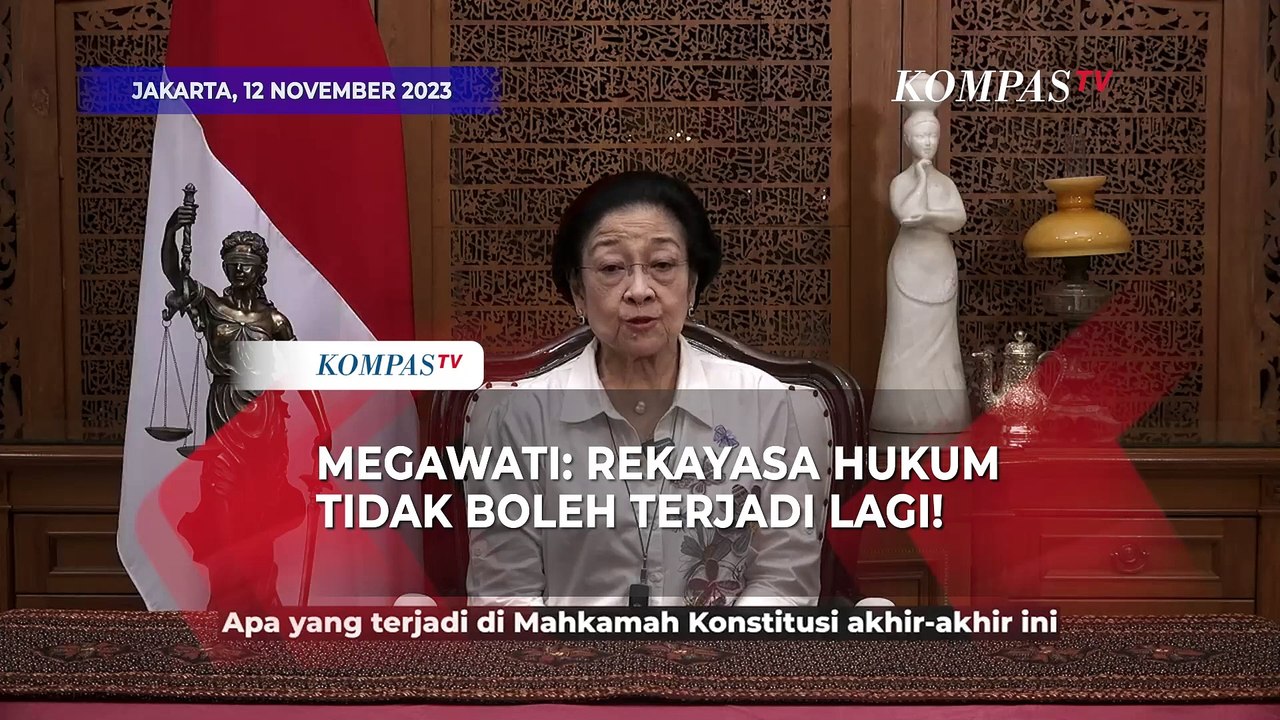 Megawati: Apa Yang Terjadi di MK Telah Sadarkan Kita Manipulasi Hukum Kembali Terjadi