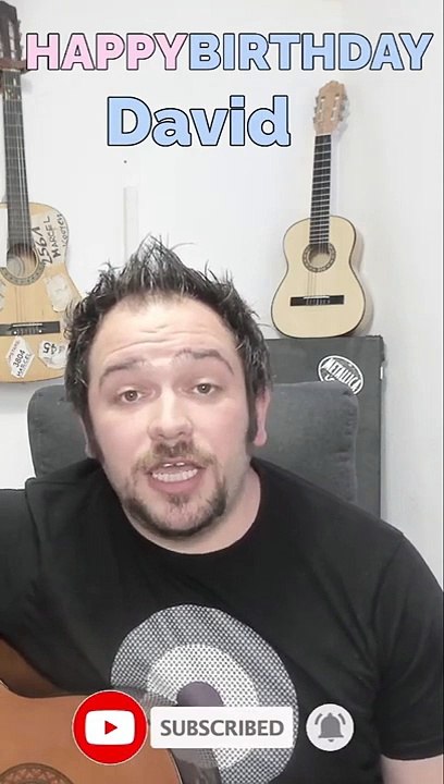 Happy Birthday, David! Geburtstagsgrüße an David