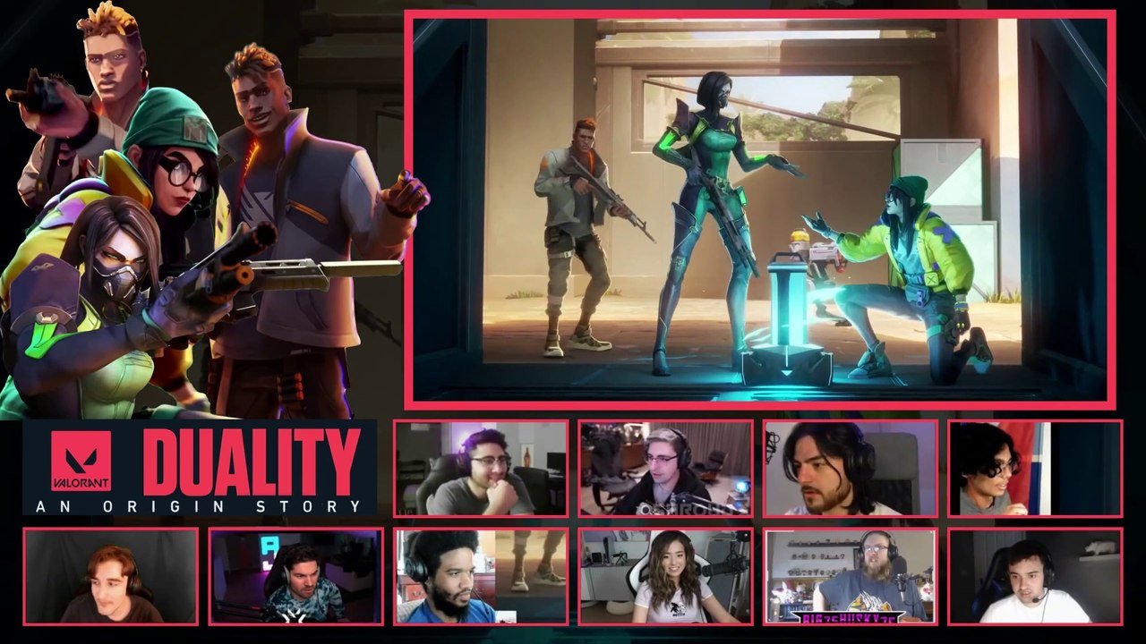 DUALITY - VALORANT [ Reaction Mashup Video ] Shroud, Pokimane ,etc...