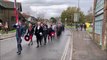 Remembrance Sunday procession in Battle, East Sussex, on November 12 2023