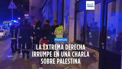 Al menos tres heridos en un ataque a una conferencia propalestina en Francia