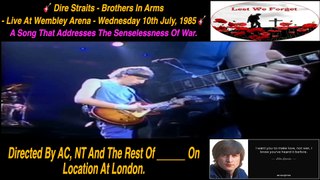 Dire Straits - Brothers In Arms - Live At Wembley Arena - Wednesday 10th July, 1985