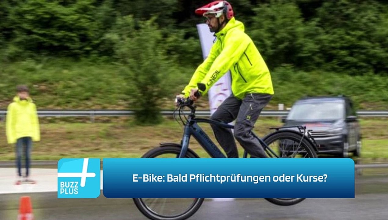 E-Bike: Bald Pflichtprüfungen oder Kurse?