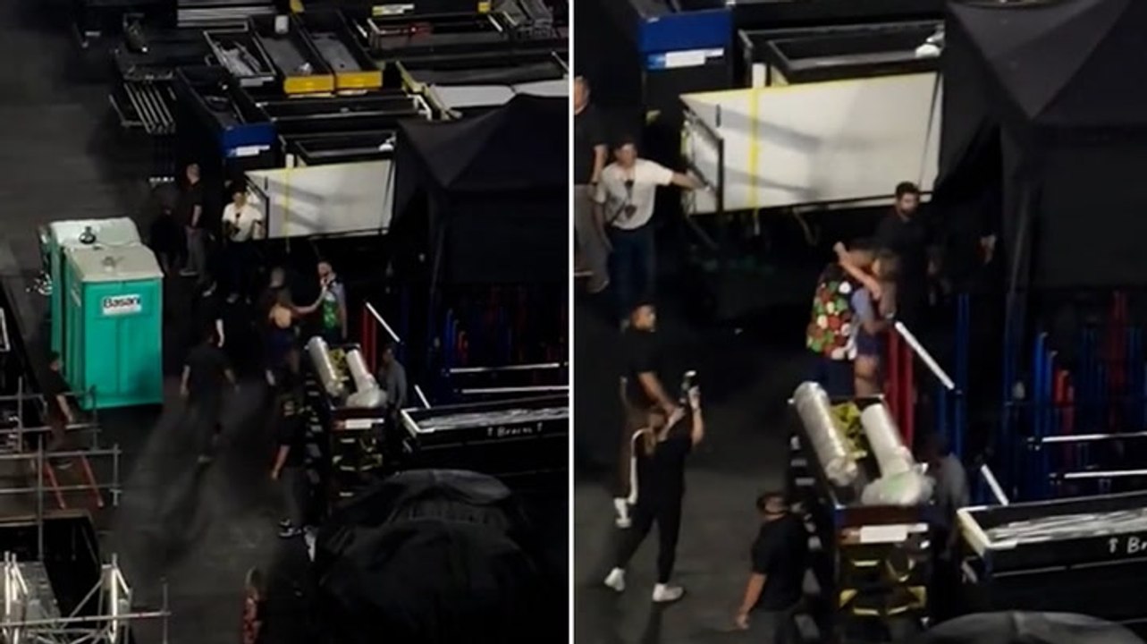 Taylor Swift and Travis Kelce kiss in public for first time on Eras Tour