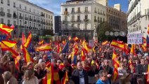 Miles de personas salieron a las calles en España para rechazar ley de amnistía que promueve Pedro Sánchez