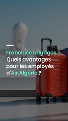 Franchise bagages : Quels avantages pour les employés d'Air Algérie ?