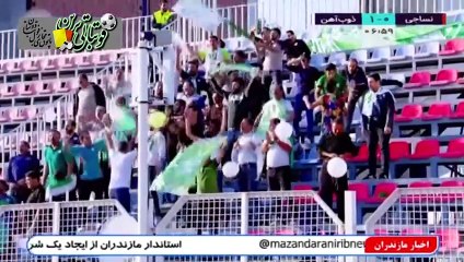 خلاصه بازی نساجی و ذوب‌آهن