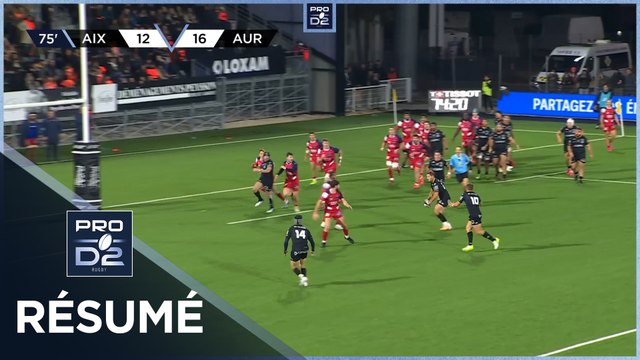 PRO D2 Saison 2023-2024 J10 - Résumé Provence Rugby-Stade Aurillacois