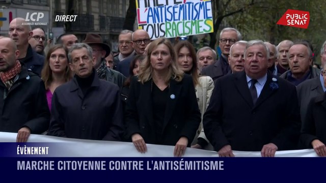 Marche contre l'antisémitisme : les responsables politiques entonnent La Marseillaise