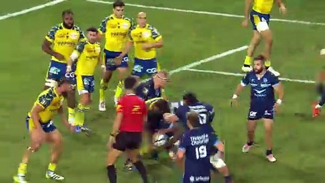 TOP 14 - Essai de Samuel SIMMONDS (MHR) - Montpellier Hérault Rugby - ASM Clermont - Saison 2023-2024