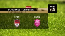 TOP 14 - Essai de Romain TAOFIFENUA (LOU) - LOU Rugby - Stade Français Paris - Saison 2023-2024