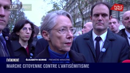"Nous ne laisserons rien passer" Elisabeth Borne envoie un message de fermeté contre l'antisémitisme