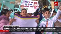 La Pequeña Amal', marioneta símbolo de los Derechos Humanos, llega a Monterrey