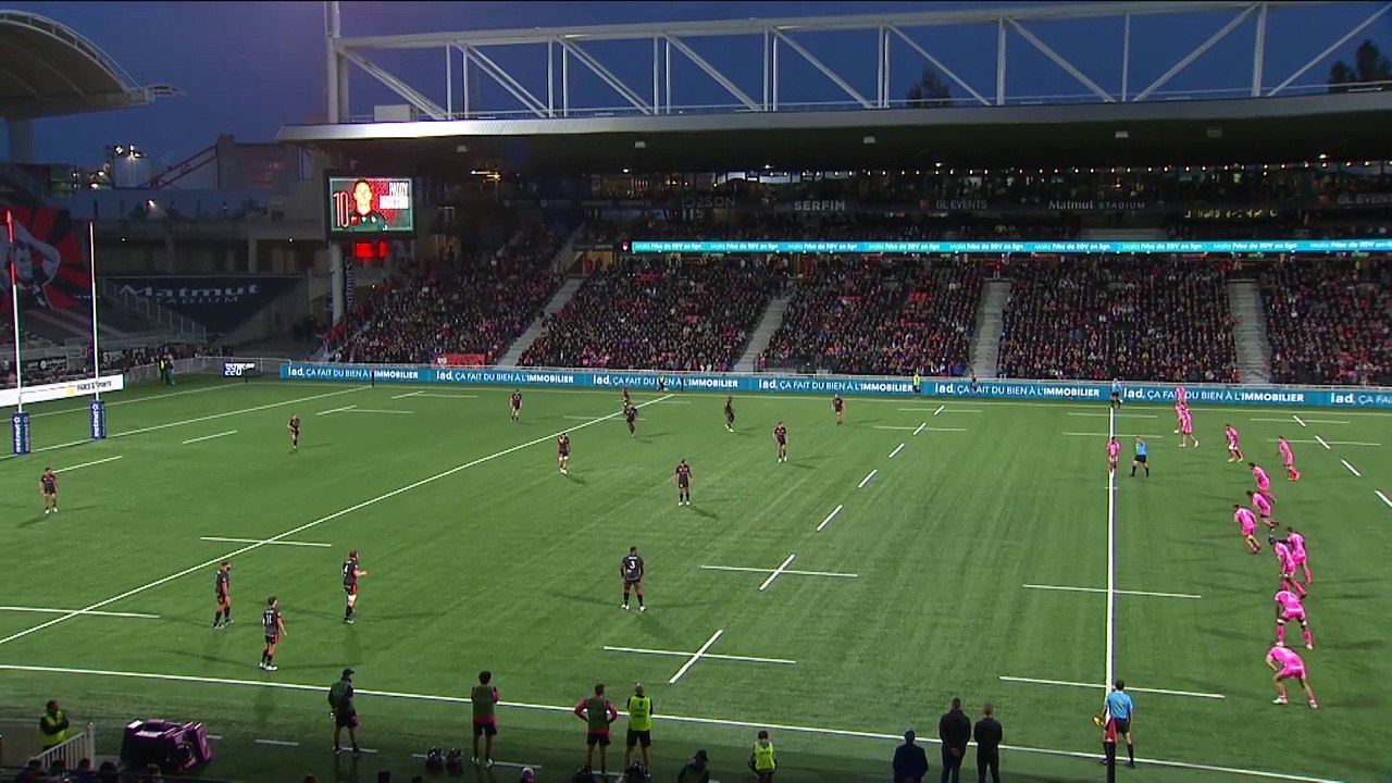 TOP 14 - Essai de Jérémy WARD (SFP) - LOU Rugby - Stade Français Paris - Saison 2023-2024.mp4