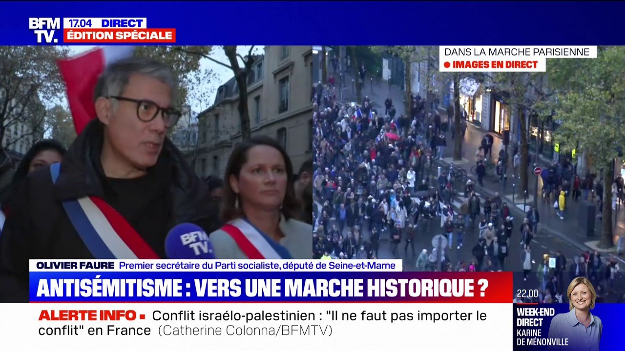 Olivier Faure (PS): "L'introduction du conflit israélo-palestinien en France n'a pas sa place"