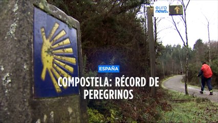 Récord de llegada de peregrinos a Santiago de Compostela en 2023