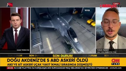 Doğu Akdeniz'de uçak düştü! 5 ABD askeri hayatını kaybetti